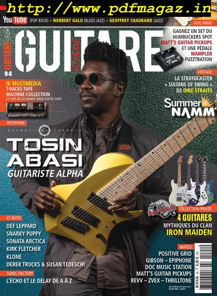 Guitare Xtreme – aout-septembre 2019