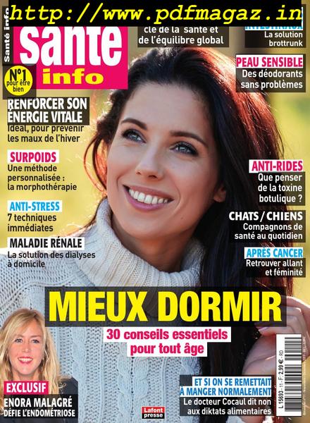 Sante Info – octobre 2019
