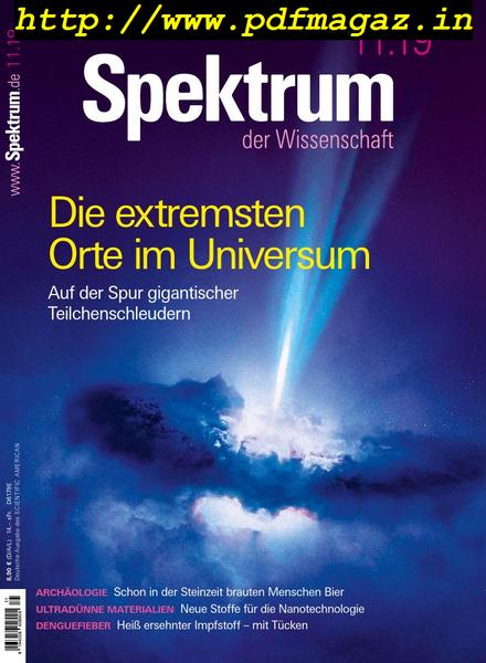 Spektrum der Wissenschaft – November 2019