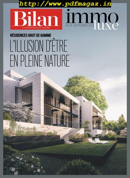 Bilan Immoluxe – Septembre 2019