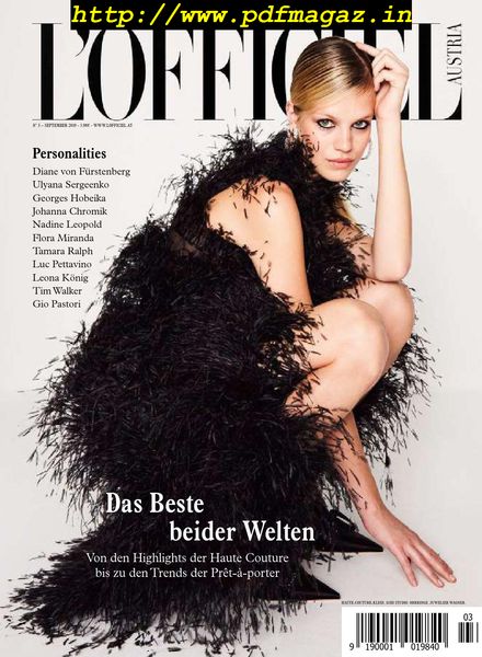 L’Officiel Austria – September 2019