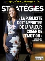Strategies – 24 octobre 2019
