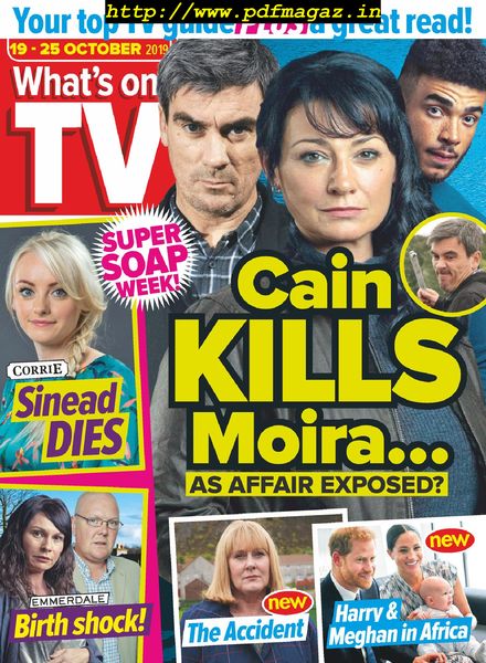 What’s on TV – 19 October 2019