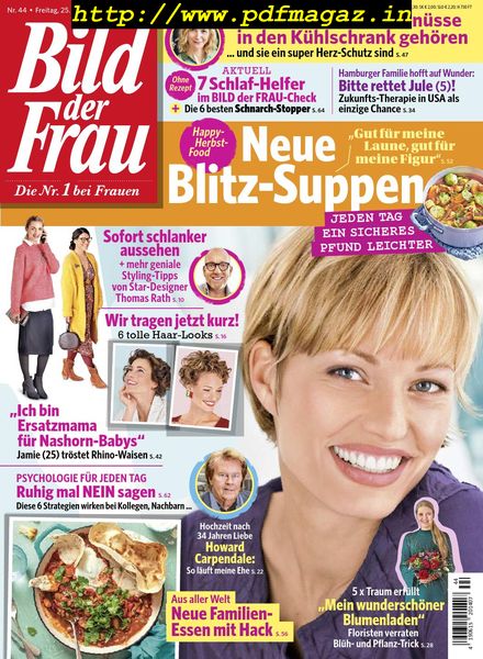 Bild der Frau – 25 Oktober 2019