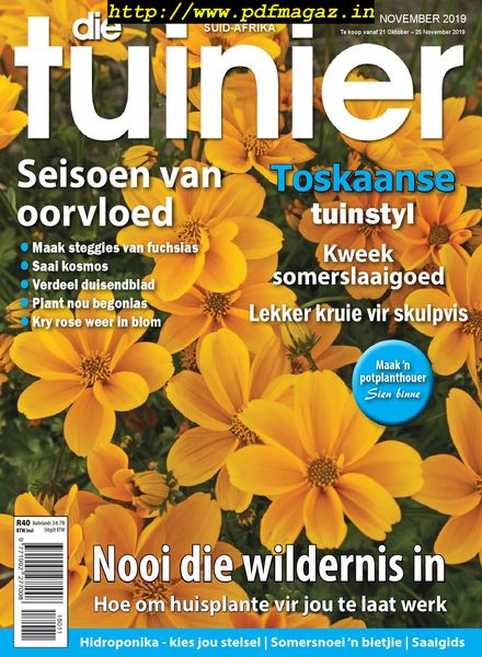 Die Tuinier Tydskrif – November 2019