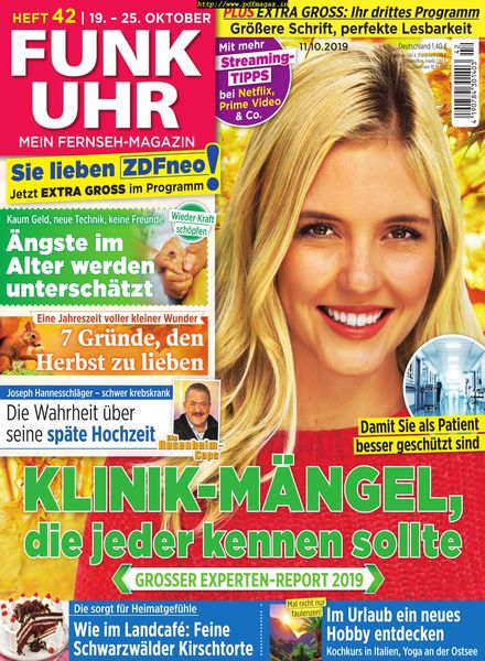 Funk Uhr – 11 Oktober 2019