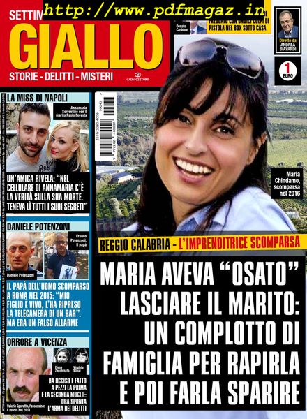 Giallo – 30 Ottobre 2019