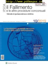 Il Fallimento – Ottobre 2019