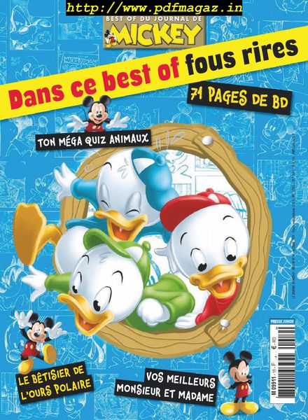 Le Journal de Mickey – Hors-Serie Best Of – octobre 2019