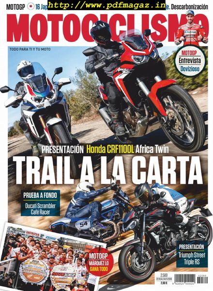 Motociclismo Espana – 22 octubre 2019