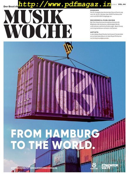 Musikwoche – 28 Oktober 2019