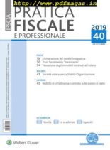 Pratica Fiscale e Professionale – 28 Ottobre 2019