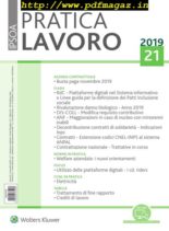 Pratica Lavoro – 2 Novembre 2019