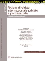 Rivista di Diritto Internazionale Privato e Processuale – Luglio-Settembre 2019