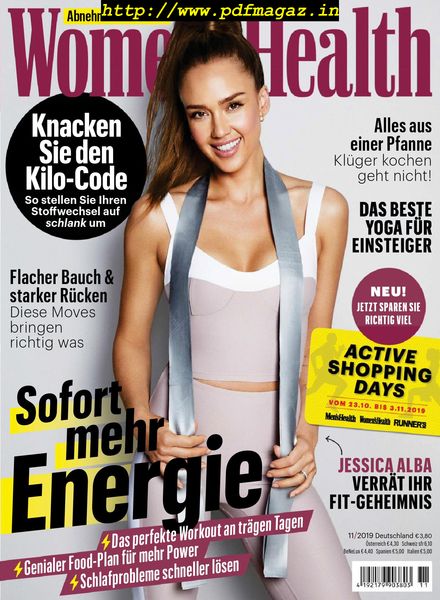 Women’s Health Germany – November 2019