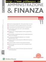 Amministrazione & Finanza – Novembre 2019