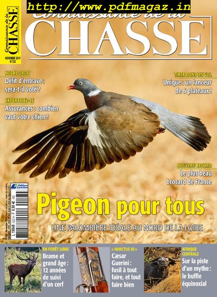 Connaissance de la Chasse – novembre 2019