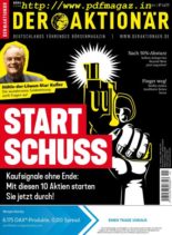 Der Aktionar – 24 Oktober 2019