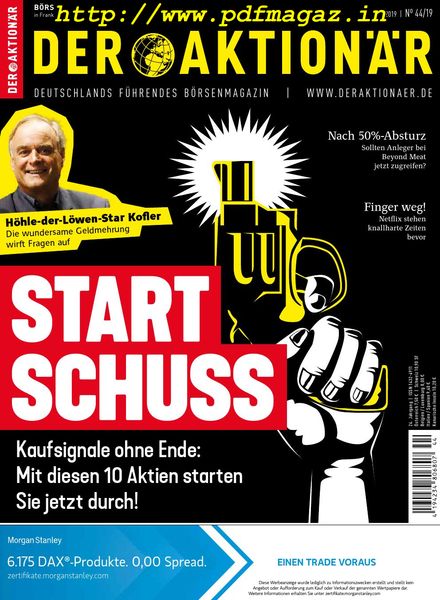 Der Aktionar – 24 Oktober 2019