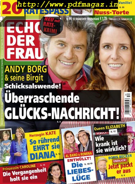 Echo der Frau – 23 Oktober 2019