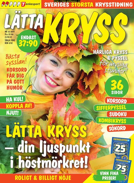 Latta kryss – 22 oktober 2019