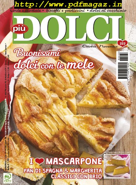 piuDOLCI – Ottobre-Novembre 2019