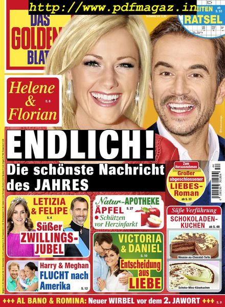 Das Goldene Blatt – 28 Oktober 2019