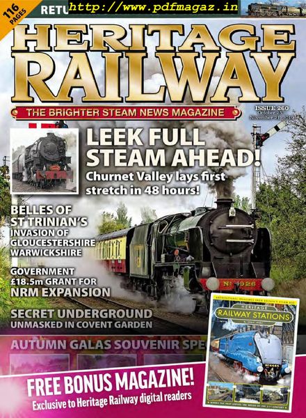 Heritage Railway – October 25, 2019
