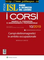 Igiene & Sicurezza del Lavoro Corsi – Ottobre 2019