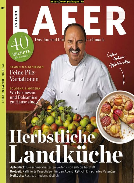 Johann Lafer Journal – Oktober 2019