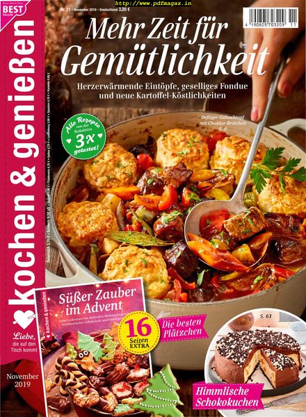 Kochen & Geniessen – November 2019