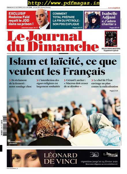 Le Journal du Dimanche – 27 octobre 2019