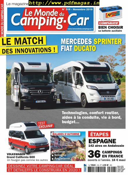 Le Monde du Camping-Car – novembre 2019