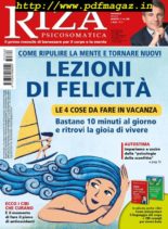 Riza Psicosomatica – Agosto 2013
