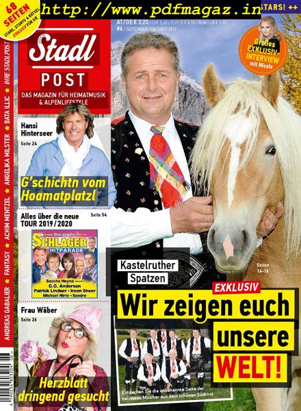 Stadlpost – September-Oktober 2019