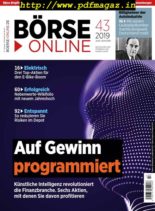 BOrse Online – 24 Oktober 2019