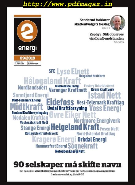 Energi – oktober 2019