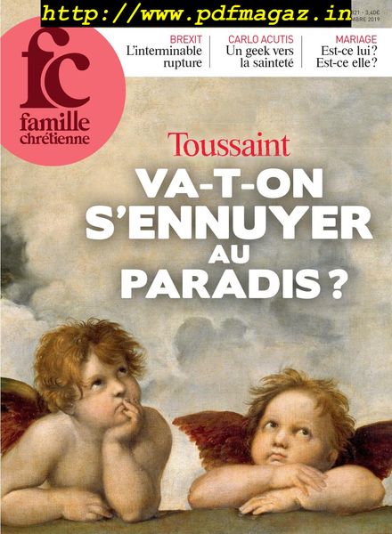 Famille Chretienne – 26 octobre 2019
