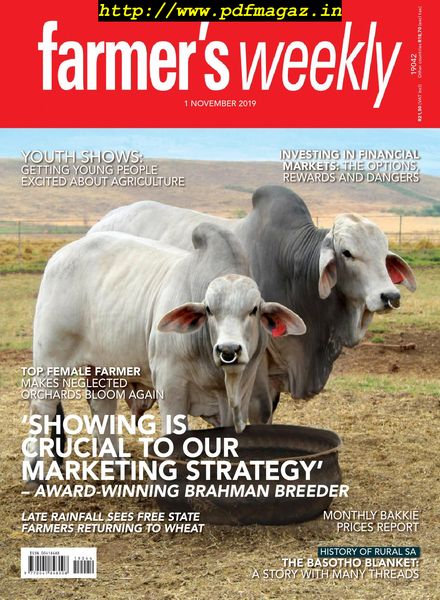 Farmer’s Weekly – 01 November 2019