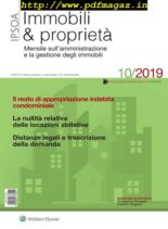 Immobili & proprieta – Ottobre 2019