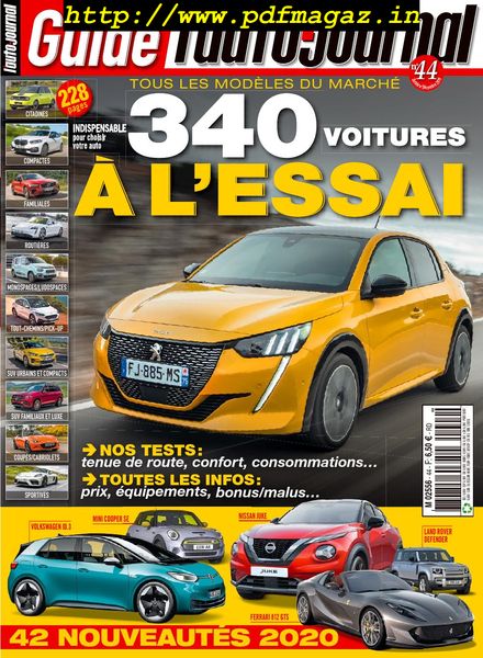L’Auto-Journal (Le Guide) – octobre 2019