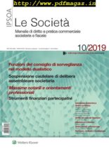Le Societa – Ottobre 2019