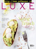 Luxe Magazine Canada – Spring 2019