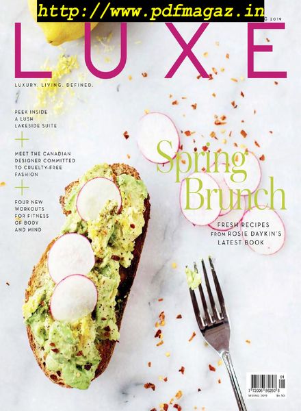 Luxe Magazine Canada – Spring 2019