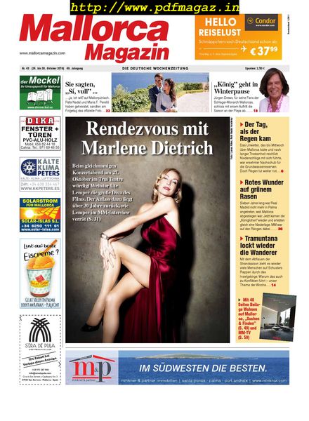 Mallorca Magazin – 24 Oktober 2019