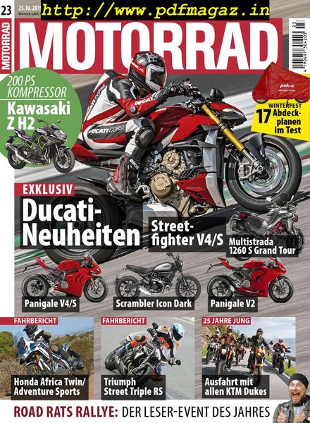 Motorrad – 25 Oktober 2019