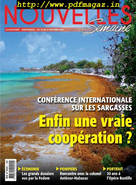 Nouvelles Semaine – 18 octobre 2019