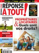 Reponse a Tout – novembre 2019