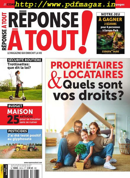 Reponse a Tout – novembre 2019