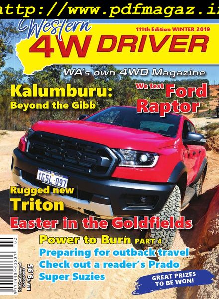 Western 4W Driver – Winter 2019-2020
